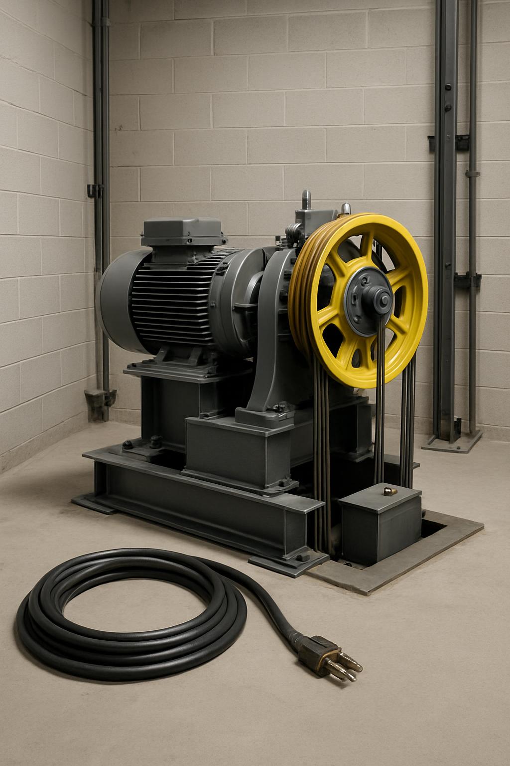 room with high currents that look like this image. Therefore, substituting that into the alt text that I've written gives ...